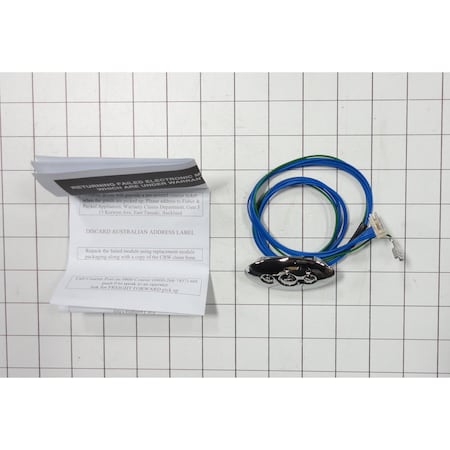 Fisher & Paykel 528605RP Fisher & Paykel Dishwasher Badge Int Assembly Satin Rohs Svc 528605RP